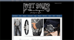 Desktop Screenshot of lostsoulsboutique.com